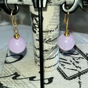 Vintage ~ Acrylic Lucite Drop Earrings